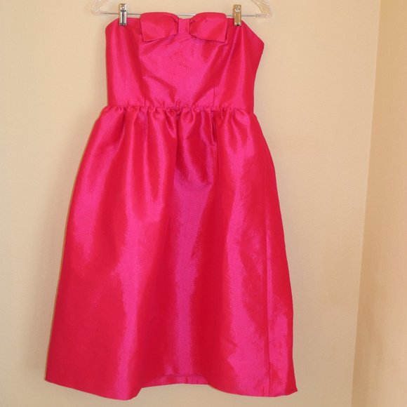 CeCe Dresses & Skirts - CeCe by Cynthia Steffe Fuchsia Strapless Formal Prom Homecoming Dress Size 6
